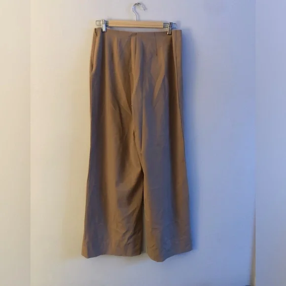 Ralph Lauren Black Label Camel wool Wide-Leg Pants - Picture 2 of 5
